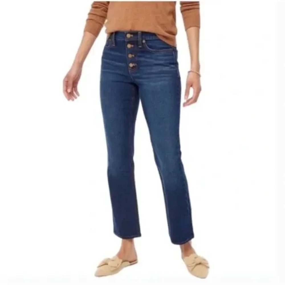 NWT J. Crew Mid Rise Crop Flare Jean